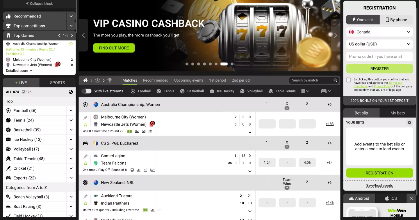 Interactive betting map – make your move first